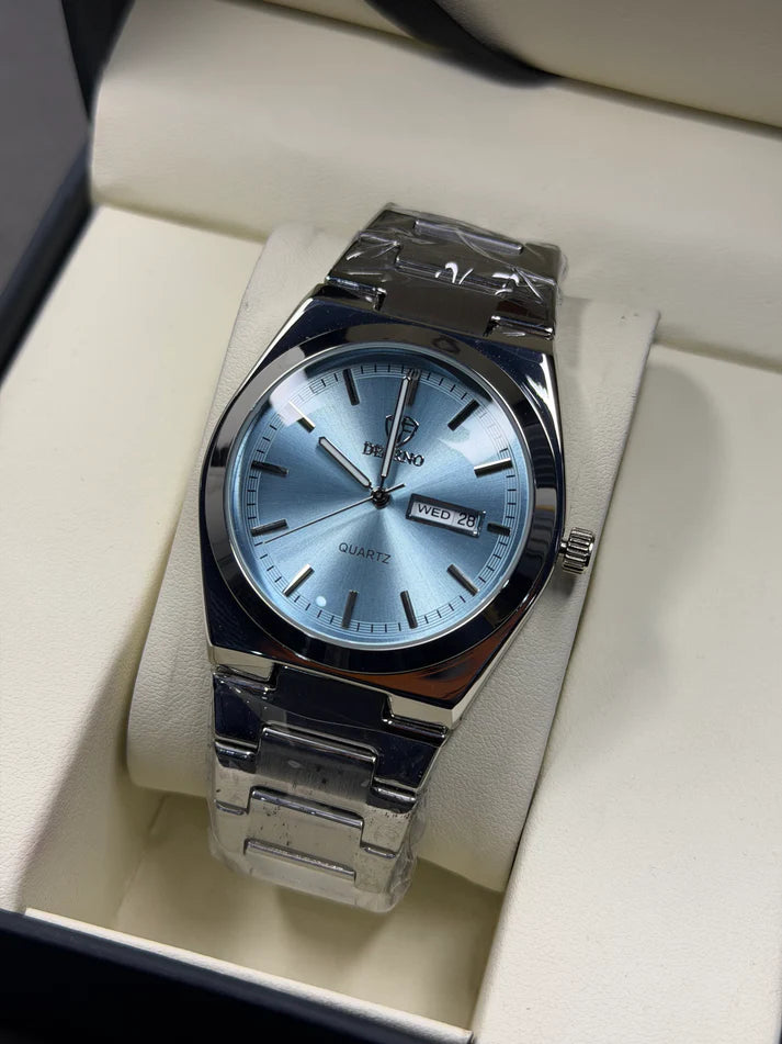 Dfarno Stainless Steel Watch - Scratch Resistant Glass