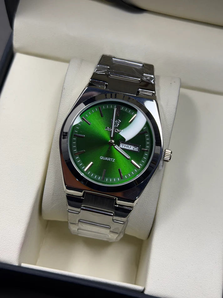 Dfarno Stainless Steel Watch - Scratch Resistant Glass
