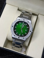 Matturi Stones Engraved Bezel Watch