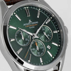 J. Leman Chronograph Luxury Leather Strap