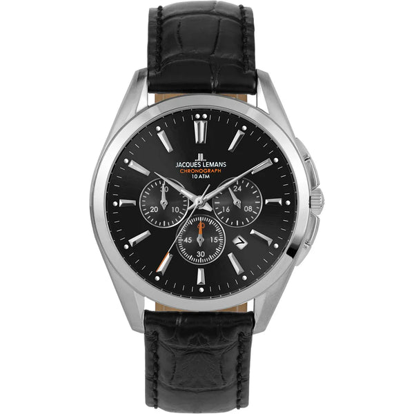 J. Leman Chronograph Luxury Leather Strap