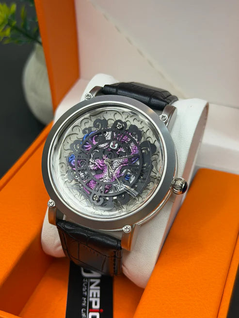 Transparent Dragon Dial Straps Watch