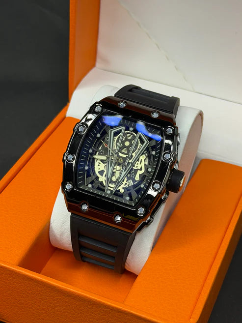 RM Inspired Aujla Watch With Metal Dial
