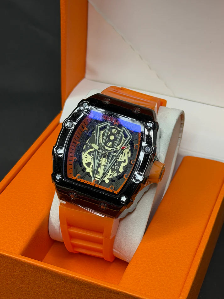 RM Inspired Aujla Watch With Metal Dial