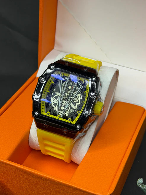RM Inspired Aujla Watch With Metal Dial