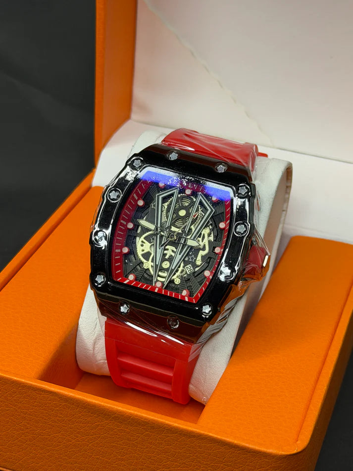 RM Inspired Aujla Watch With Metal Dial