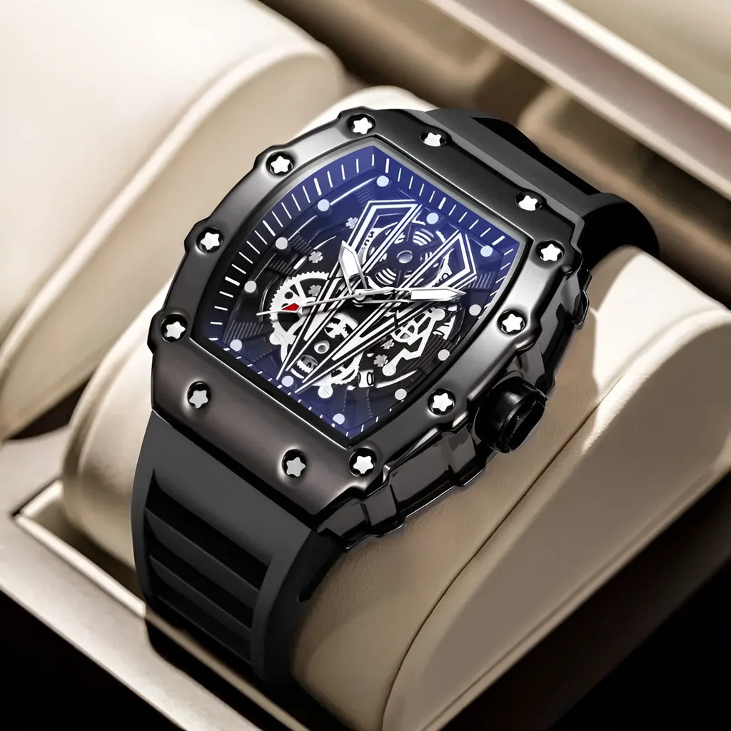RM Men's Luxury Watch Skeleton Dial Watch